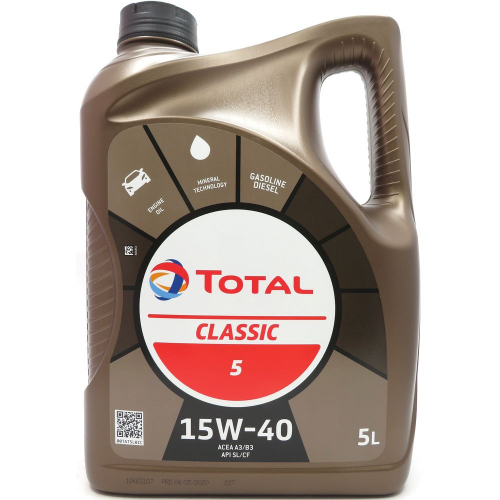 5 Liter TOTAL Classic 5 15W-40